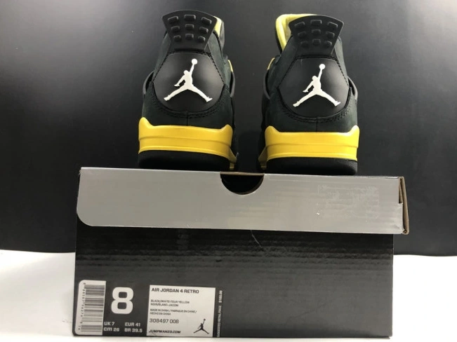 Air Jordan 308497-008 Retro 4 Thunder 0727
